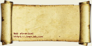 Kristina Boca vizit kartica